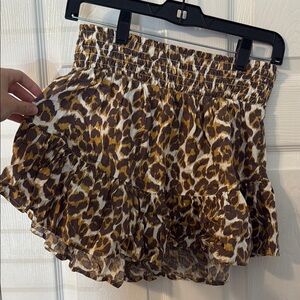 Aerie Leopard Print Women's Skirt Size Extra Small